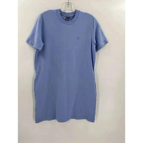 Sweaty Betty London Blue Essentials T Shirt Dress with Pockets Easy Wear XSMALL - Picture 1 of 9